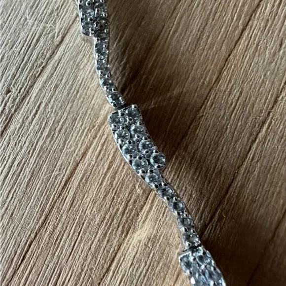 Natural Diamond Sterling Bracelet - Picture 13 of 13